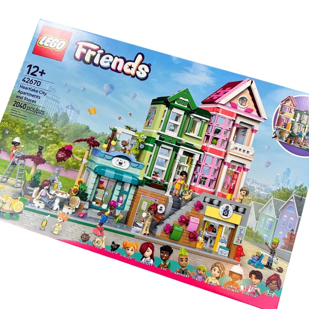 LEGO Friends Heartlake City Apartments and‎ Stores 42670 Building Set 2040 PCS